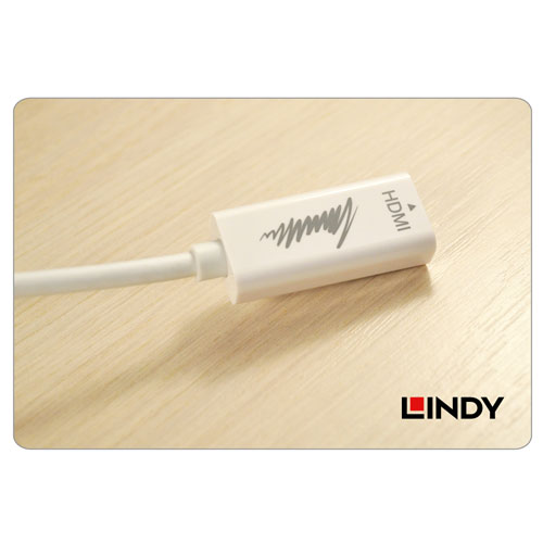 LINDY林帝 Mini DisplayPort 公 轉 HDMI母 轉換線 