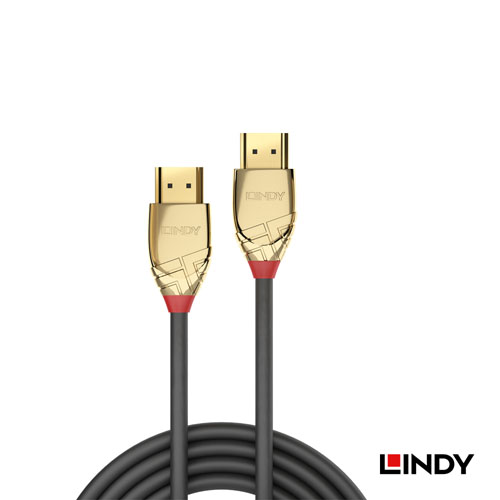 LINDY林帝 GOLD LINE HDMI 2.0(TYPE-A) 公 TO 公 傳輸線 1M