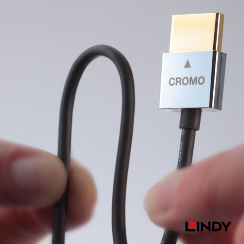 LINDY林帝 鉻系列HDMI 2.0 4K極細影音傳輸線 3M