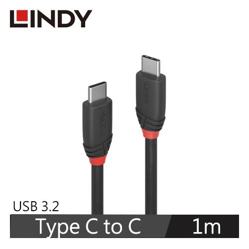LINDY林帝 USB 3.2 GEN2x2 TYPE-C 公TO公傳輸線 1M