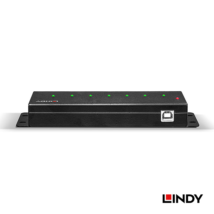 LINDY林帝 USB2.0 工業等級7埠延長HUB集線器