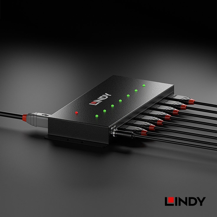 LINDY林帝 USB 3.0 工業等級7埠延長HUB集線器
