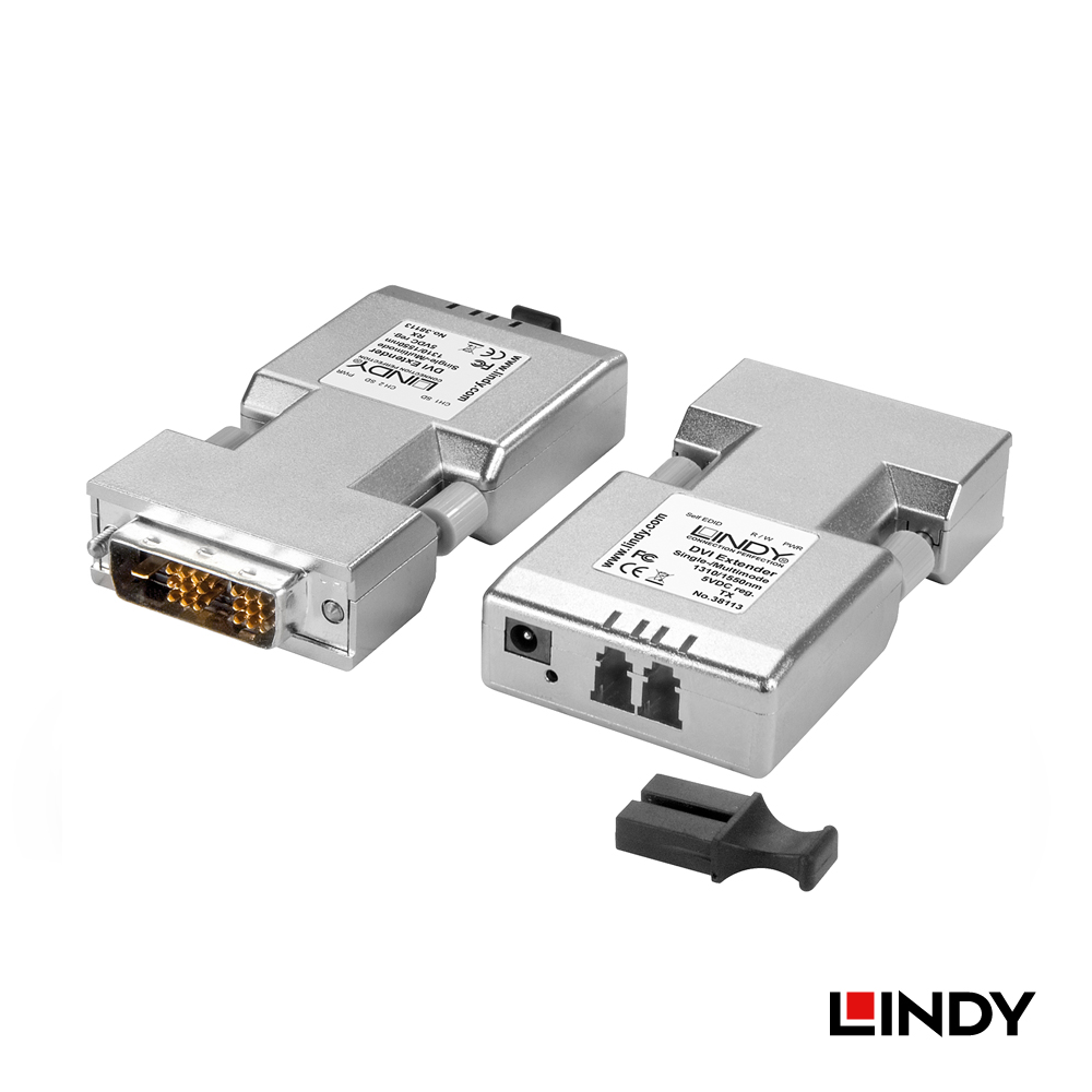 LINDY林帝 DVI-D 雙芯LC 光纖延長器(多模 500M/單模1500M)