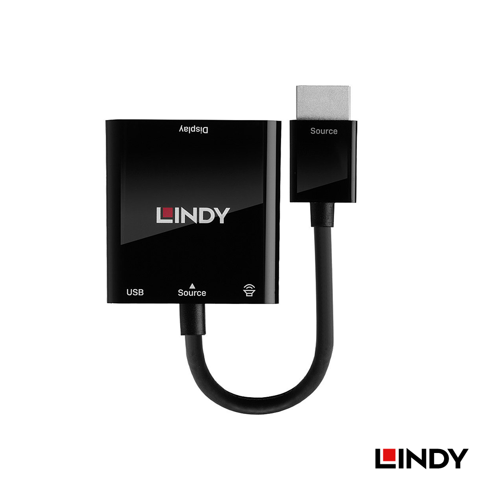 LINDY林帝 主動式 HDMI TO VGA & 音源轉接器