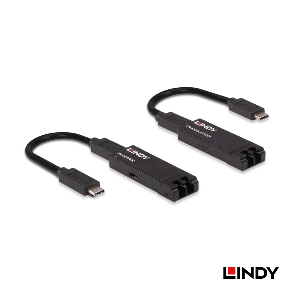 LINDY林帝 USB 3.2 GEN 2 TYPE-C 光纖延伸器, 100M