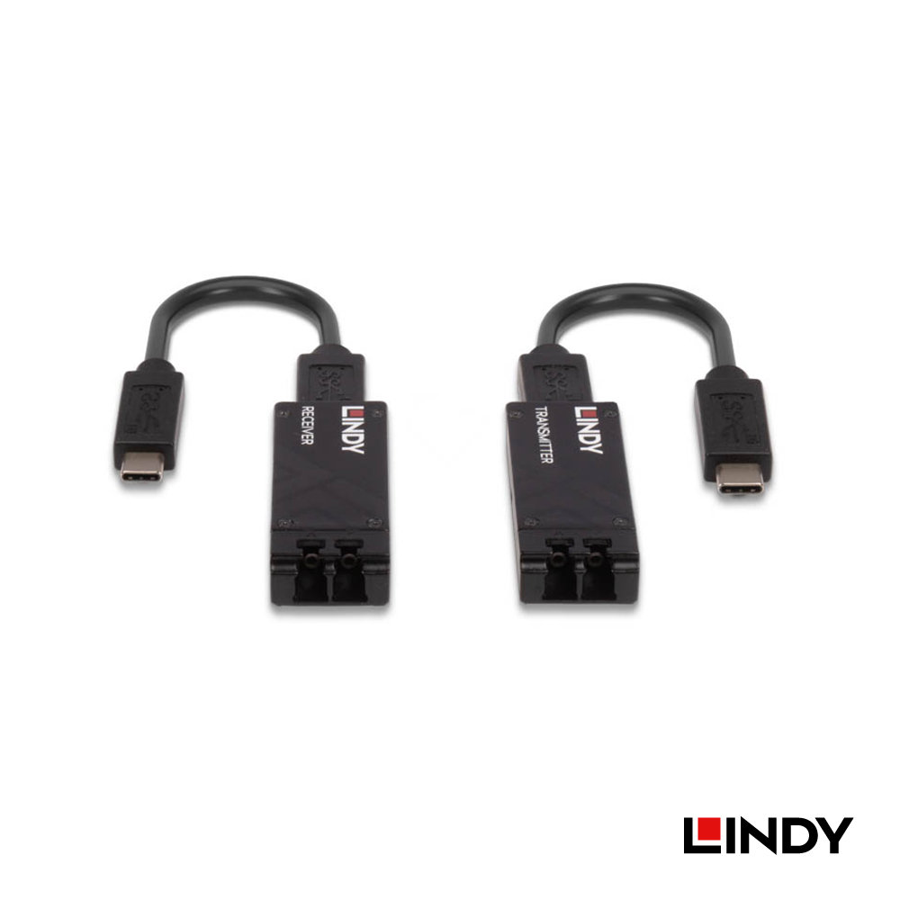 LINDY林帝 USB 3.2 GEN 2 TYPE-C 光纖延伸器, 100M