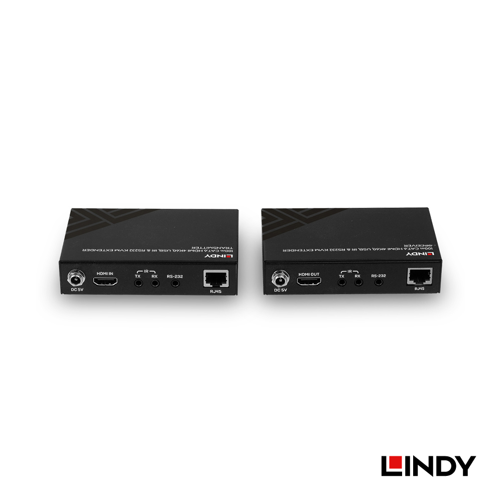 LINDY林帝 HDMI2.0 & USB CAT.6 KVM延長器, 100M