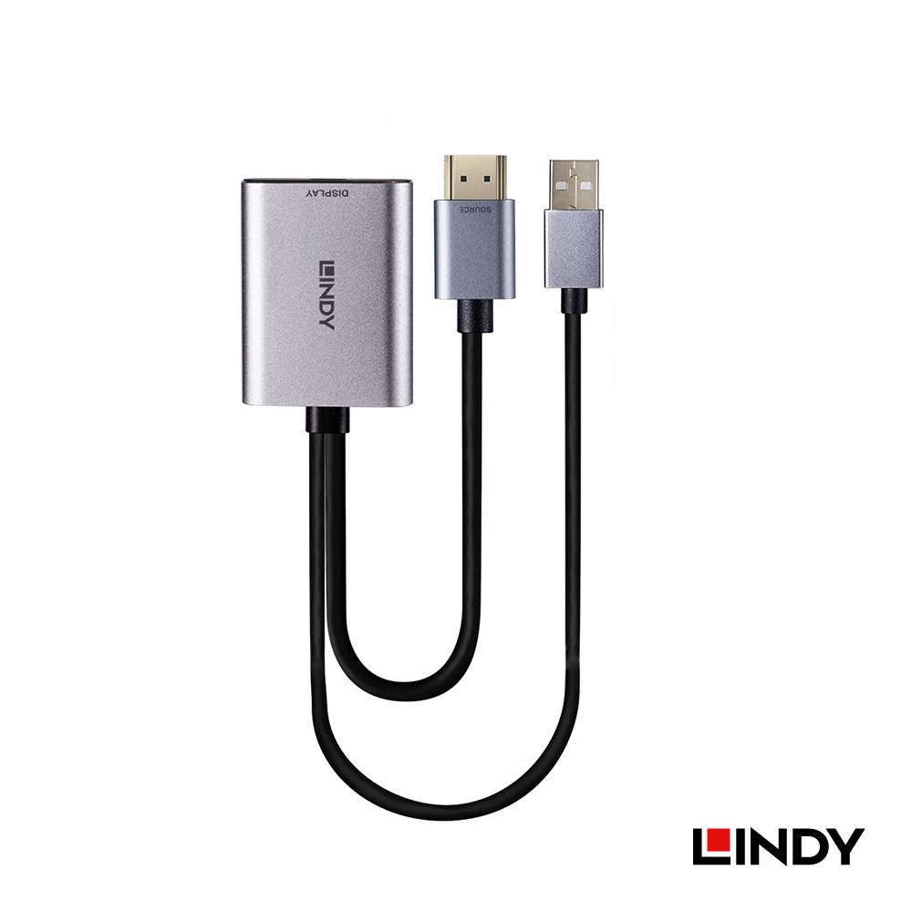 LINDY林帝 主動式HDMI2.0 TO USB TYPE-C 轉接器