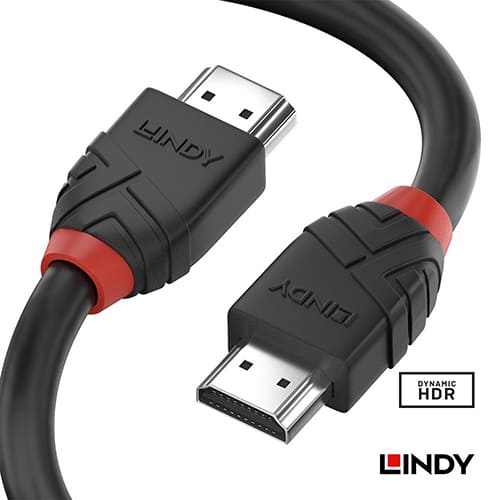 LINDY林帝 BLACK LINE 8K HDMI(TYPE-A) 公 TO 公傳輸線, 5M