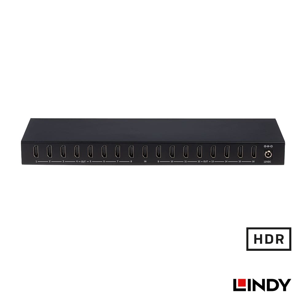LINDY林帝 HDMI 4K@60HZ 一進十六出影像分配器
