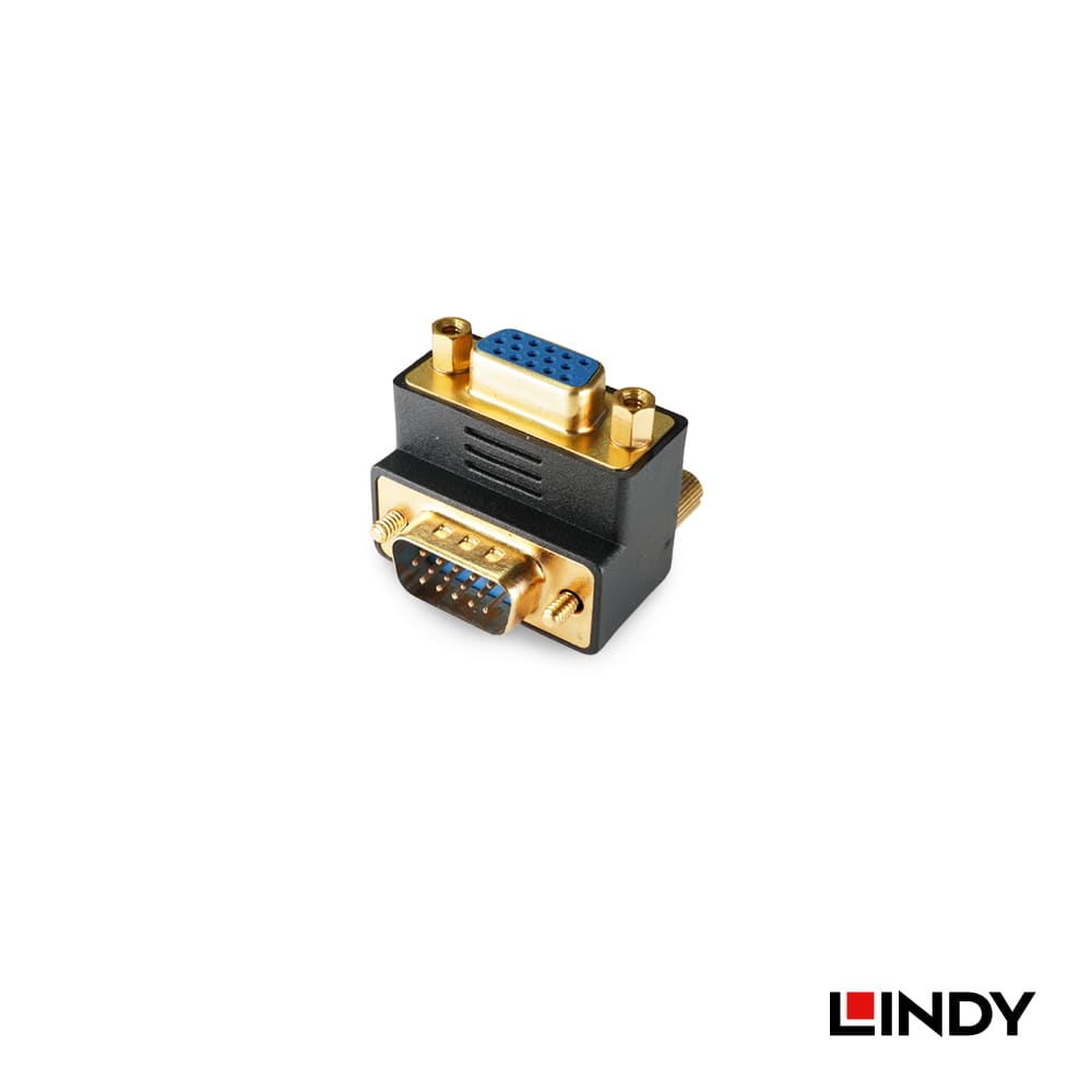 LINDY林帝 VGA 公 TO VGA 母頭 90 度向上轉接頭