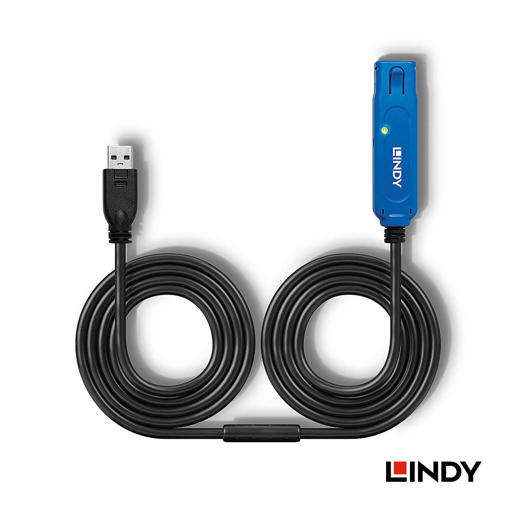 LINDY林帝 主動式 USB3.0 TYPE-A公 To A母延長線 15M