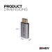 LINDY林帝 主動式DisplayPort 1.4 to HDMI 2.1 8K 