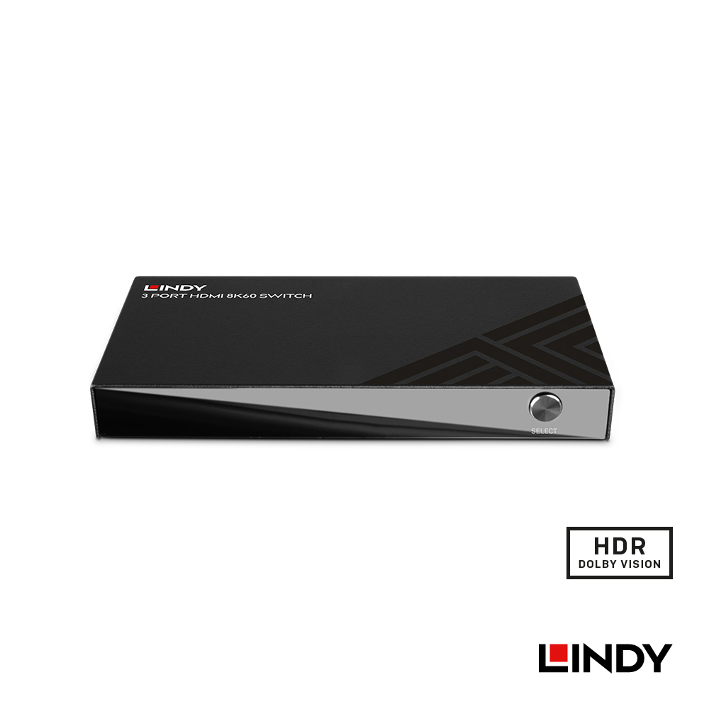 LINDY林帝 HDMI 8K@60HZ 三進一出影像切換器