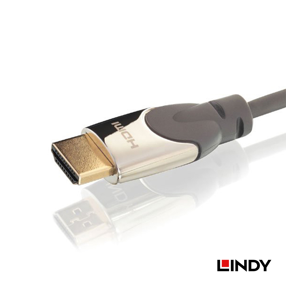 LINDY林帝 鉻系列 高速傳輸 A公 對 D公 HDMI2.0 連接線 0.5M