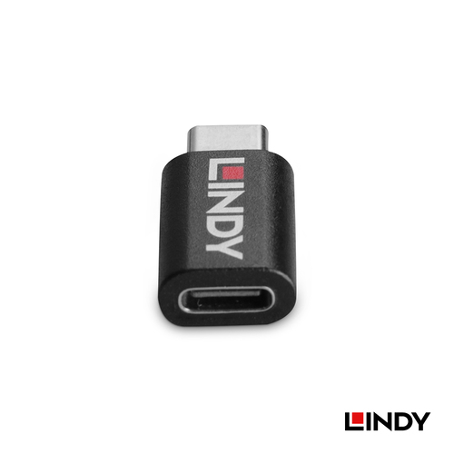 LINDY林帝 USB TYPE-C 公 TO 母 資訊阻斷器