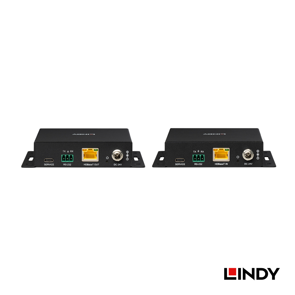 LINDY林帝 HDMI CAT.6A USB TYPE-C HDBASET3.0延伸器,100M